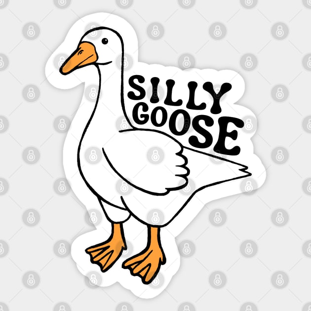 Silly Goose Sticker by Downtown Rose